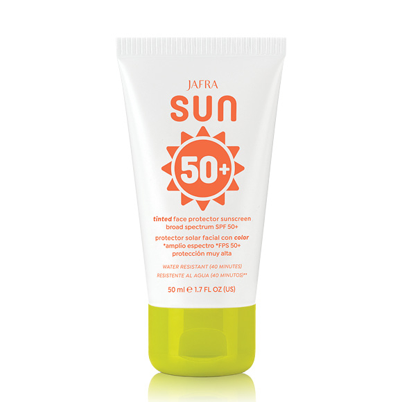 Jafra Getönte Sonnenschutzcreme für das Gesicht SPF 50+